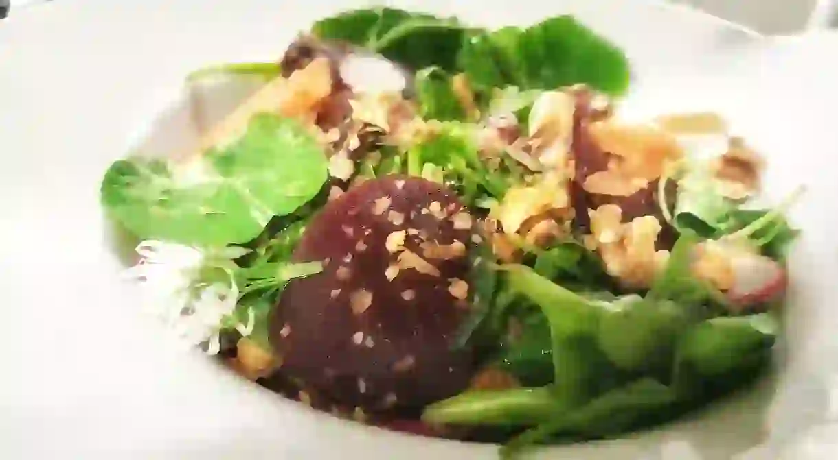 A vegetarian dish at Croi Restaurants