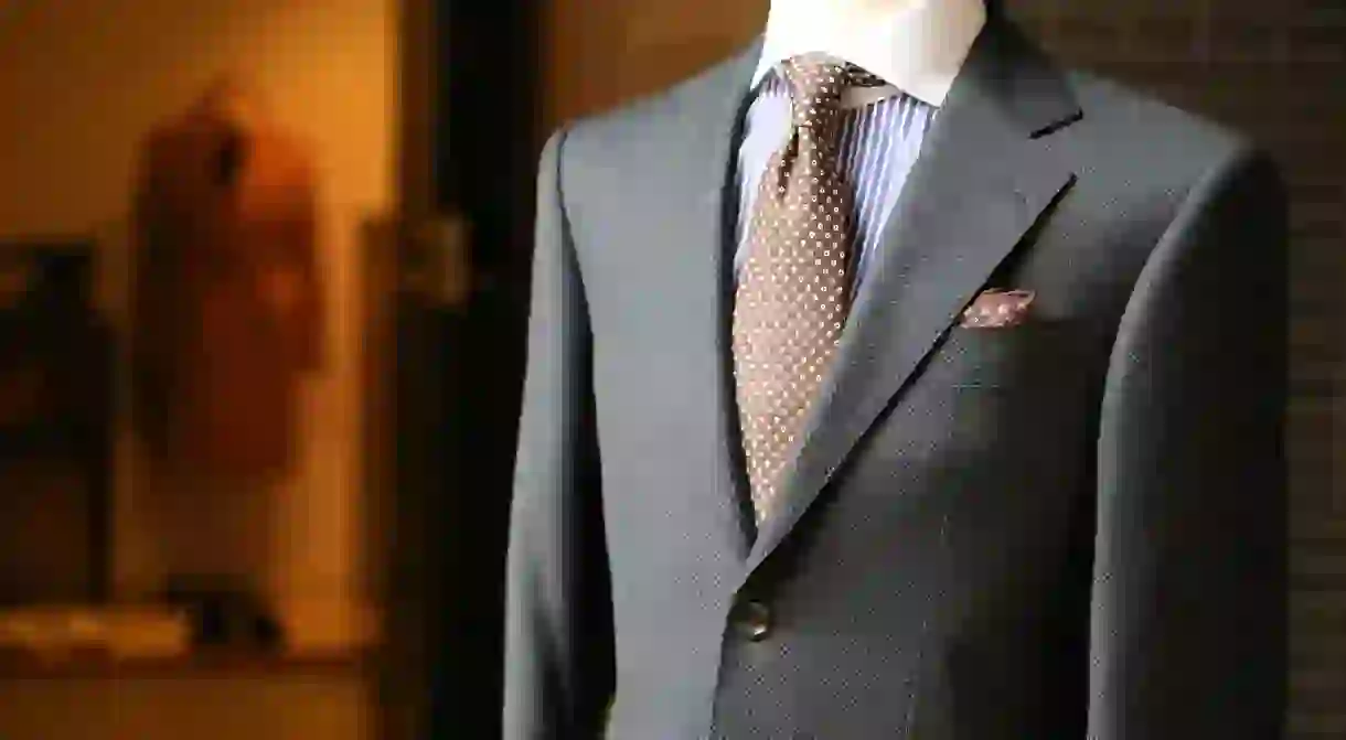 A tailored suit