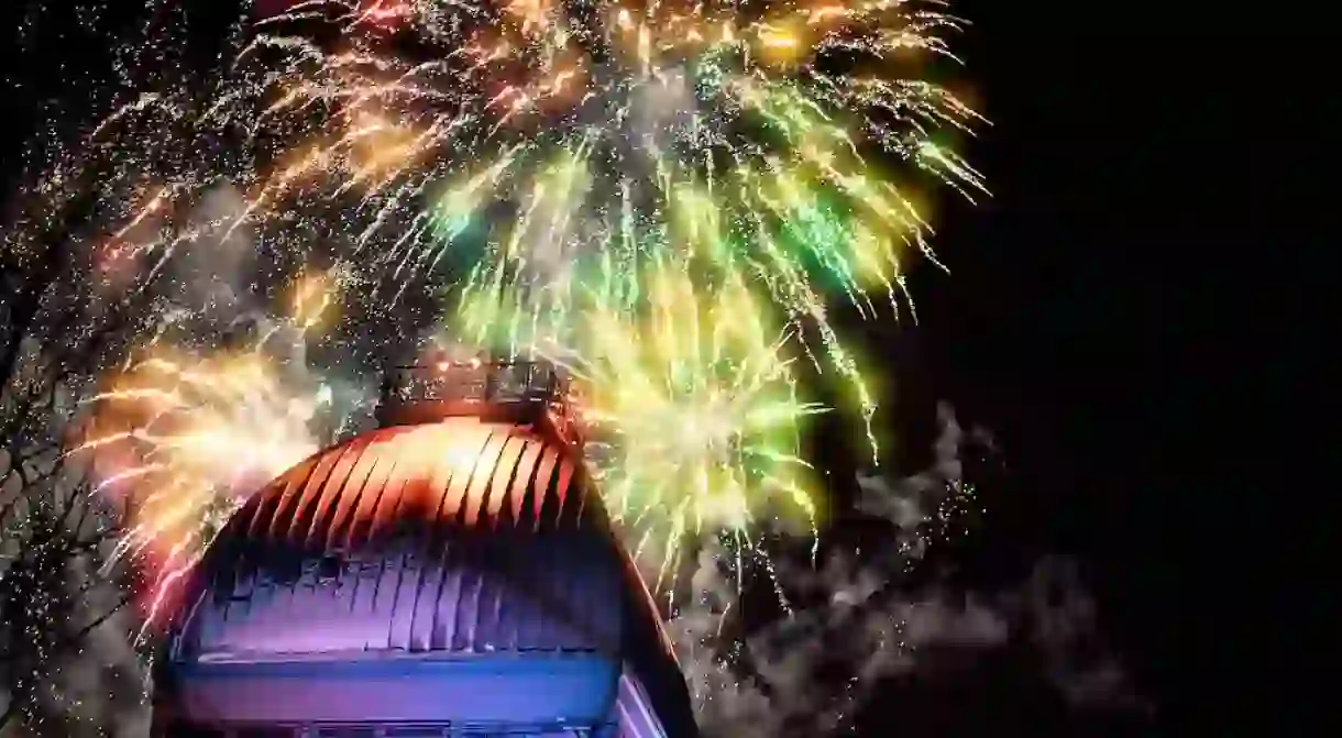 Fireworks in Montreal