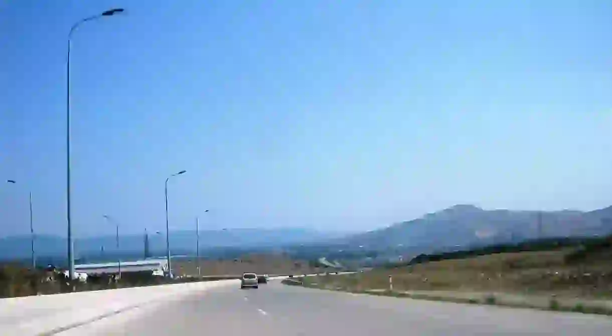 Gori Highway in Georgia