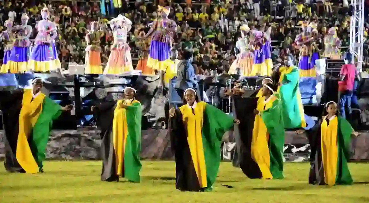 Some of the performers at last years Grand Gala, held in the National Stadium