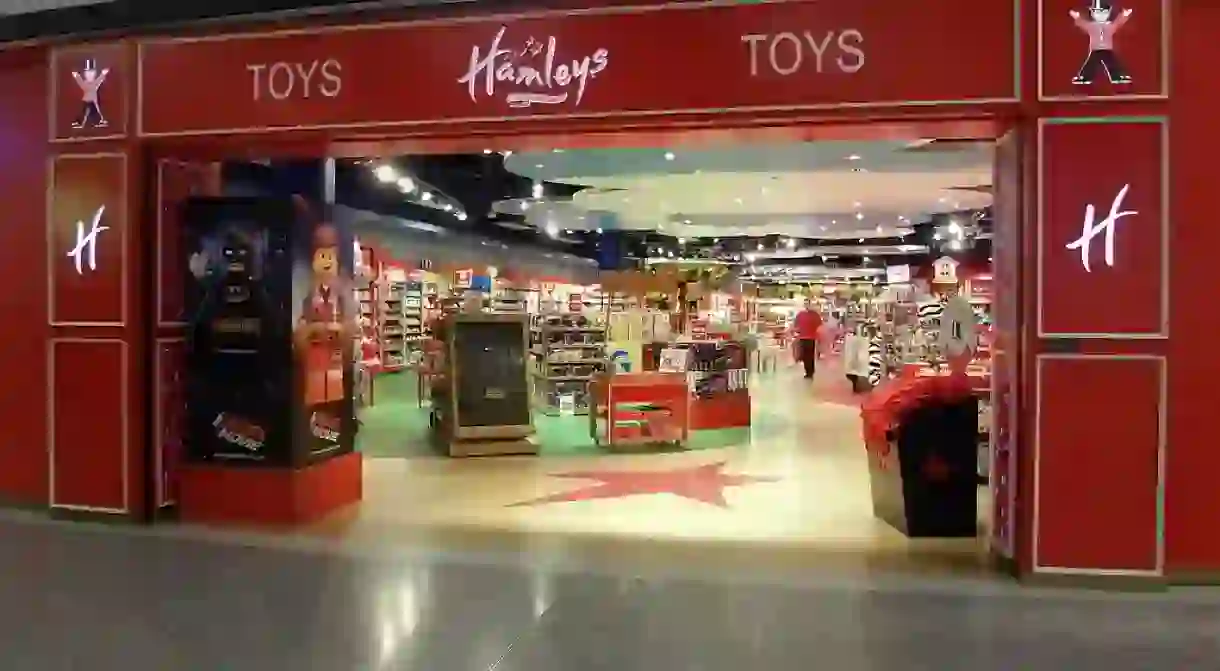 A Hamleys toy store