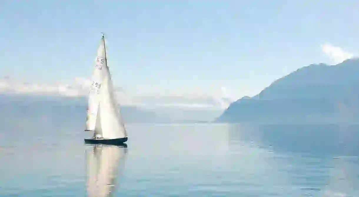 Dozens of shipwrecks lie underneath Lake Genevas calm waters