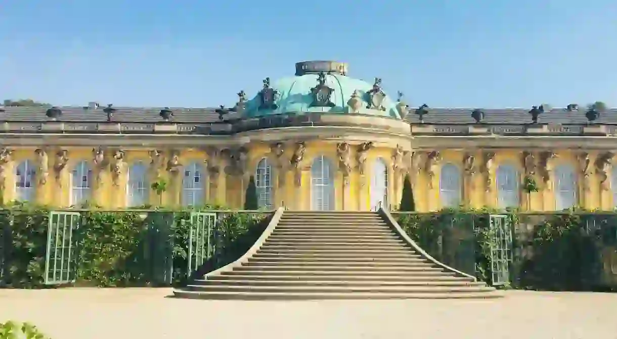 The magnificent greenery decorating Sanssouci Palace, Potsdam, Germany