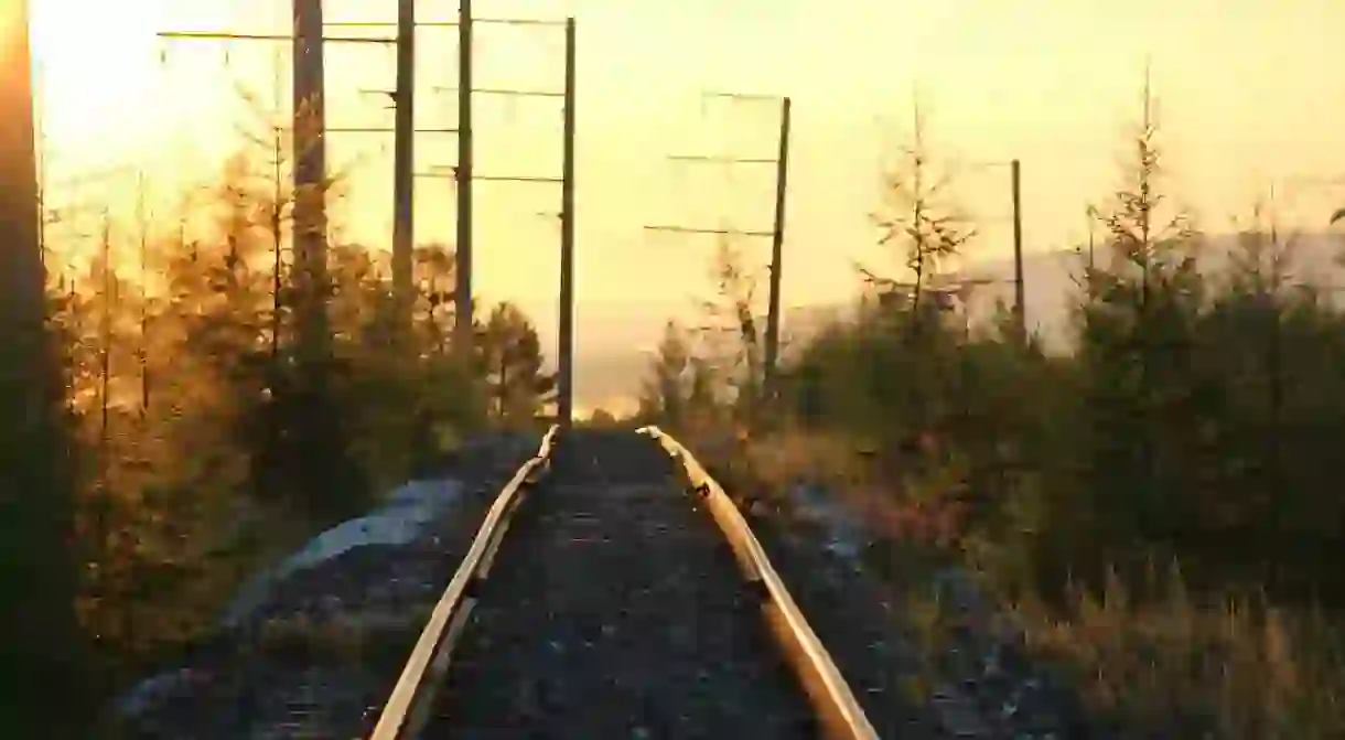 Railway track, Siberia