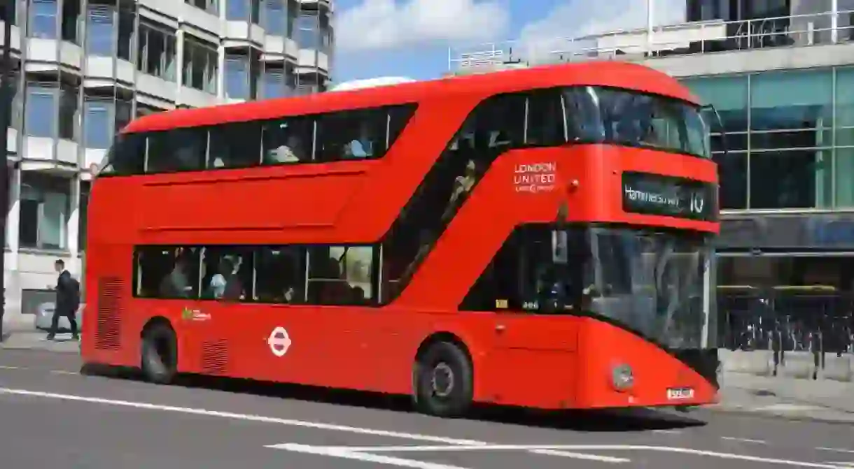 Red London bus