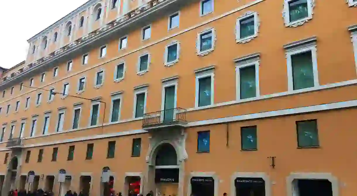 The new Rinascente flagship store on Via del Tritone