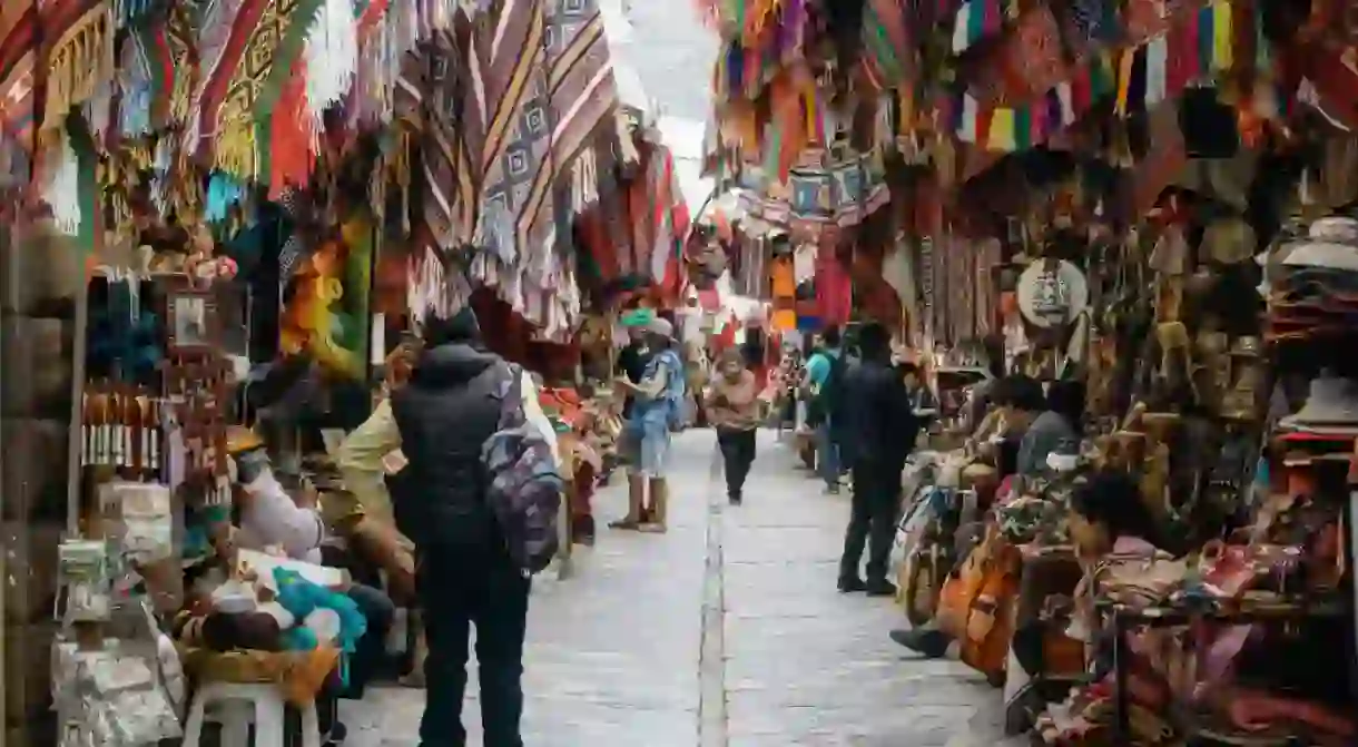 Walking around the streets of Pisac