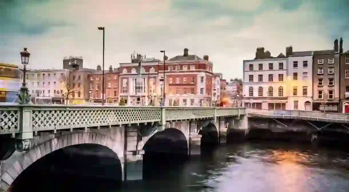 Grattan Bridge over the River Liffey in Dublin