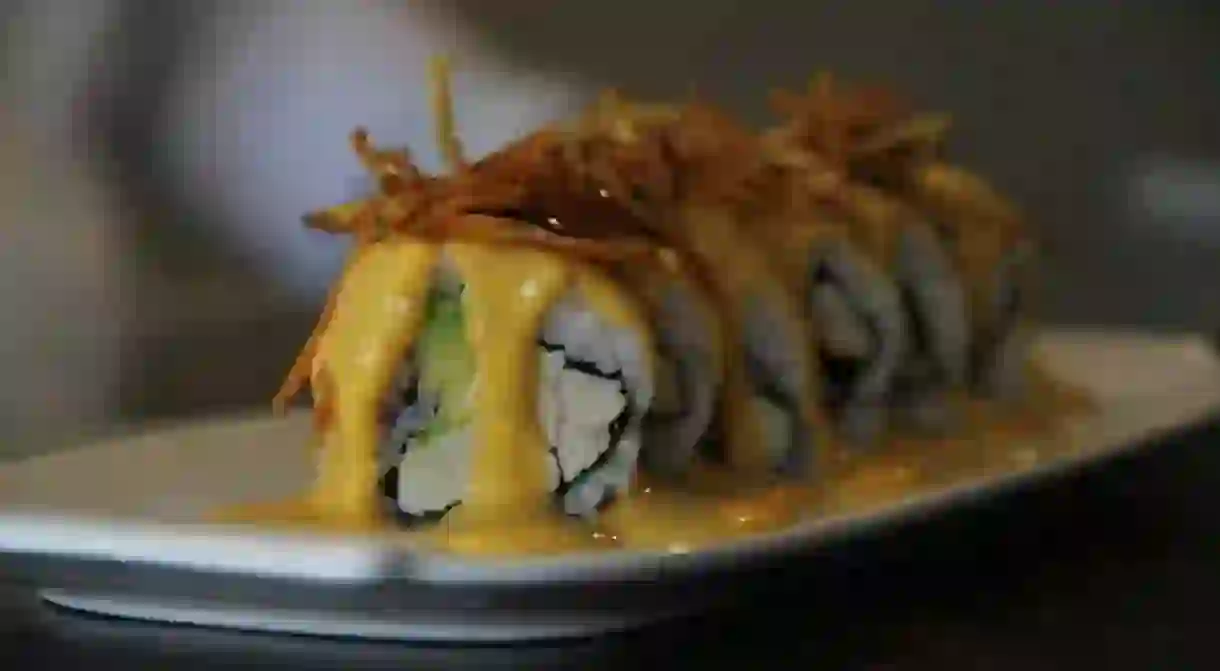 Aji de gallina roll