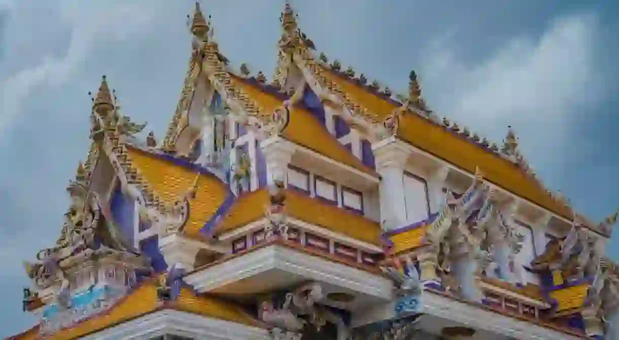 The vibrant Wat Pariwat