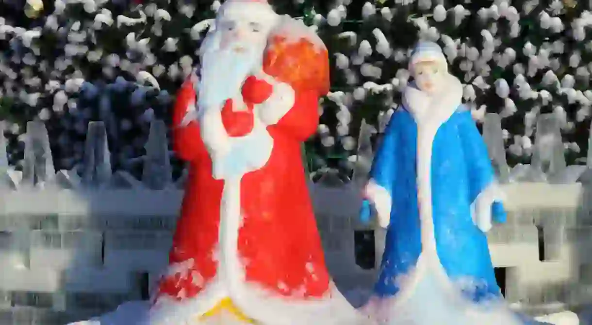 Grandfather Frost and Snow Maiden