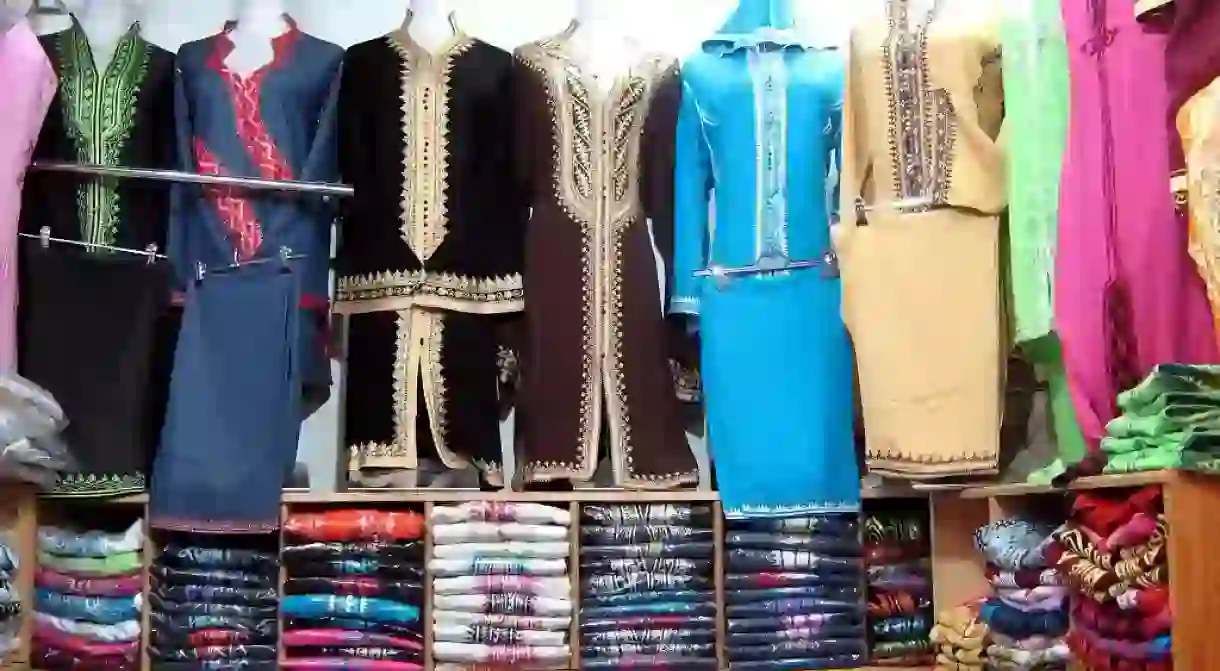 Colourful traditional Moroccan fashions