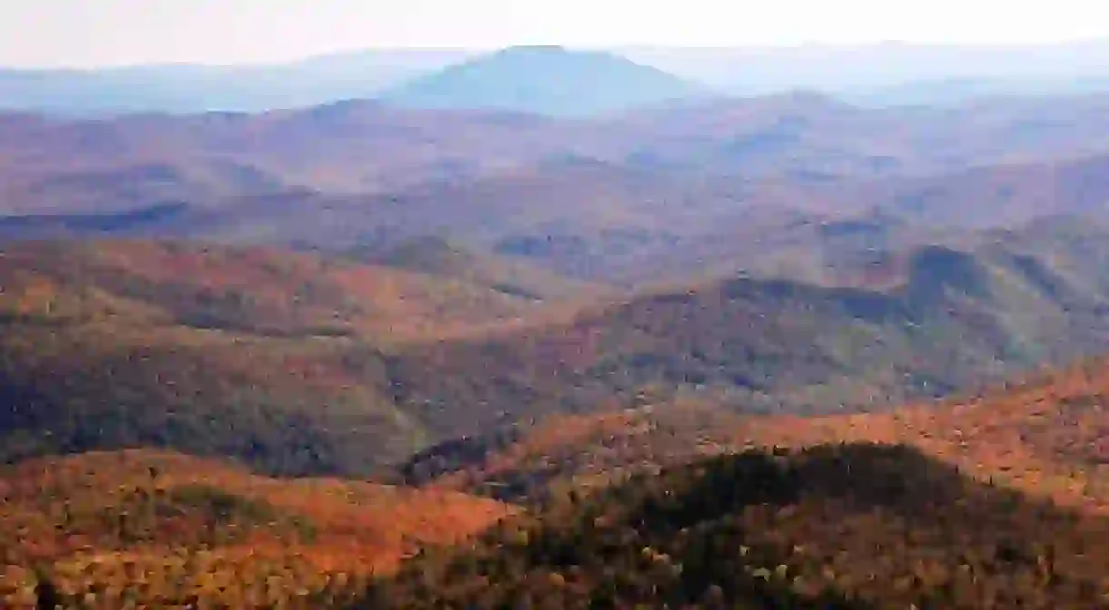 Green Mountains in Fall