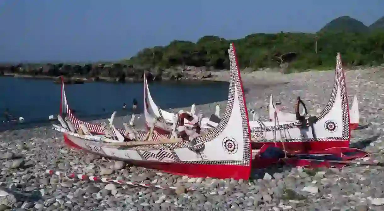 Fishing boats on Lanyu