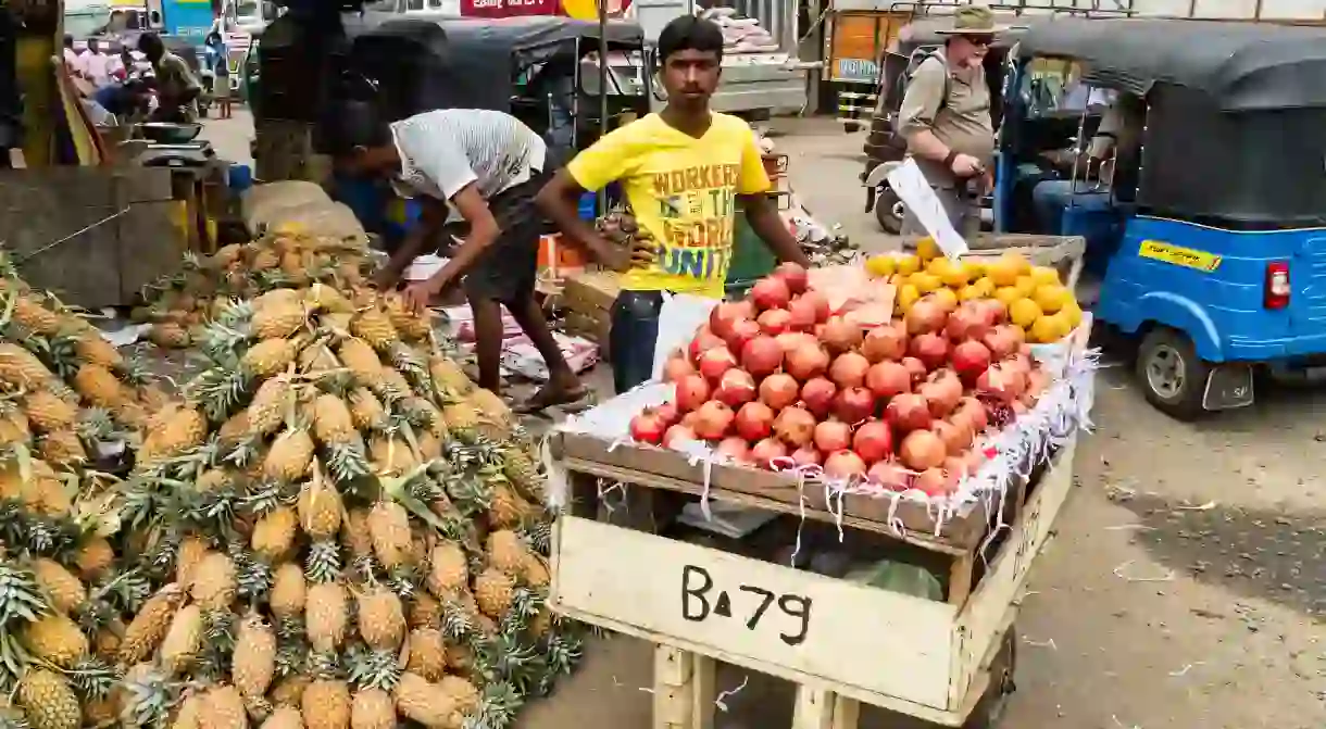 Fruit seller in Pettah