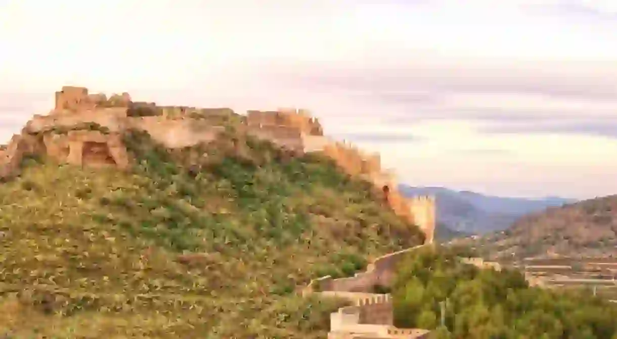 The castle of Sagunto, Spain