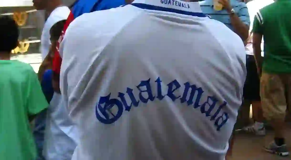 A Guatemalan football fan