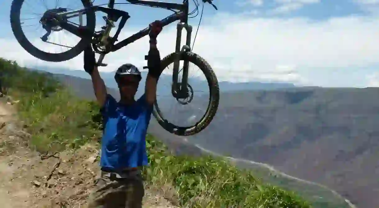 Mountain biking in Colombia