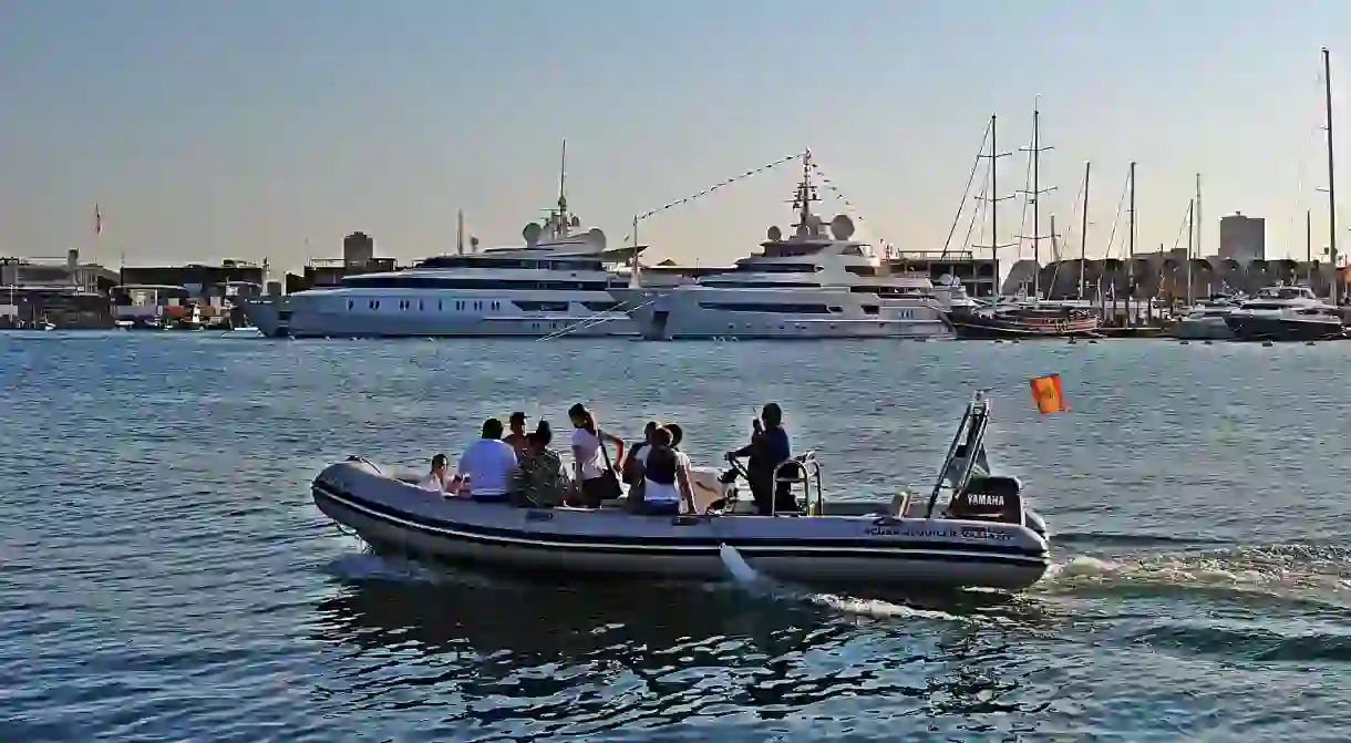 Boats at Valencias port