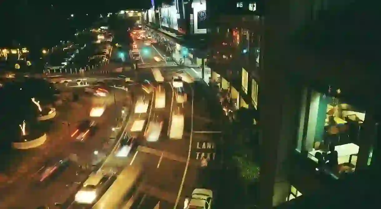 Traffic around Glorietta, Makati City, Metro Manila