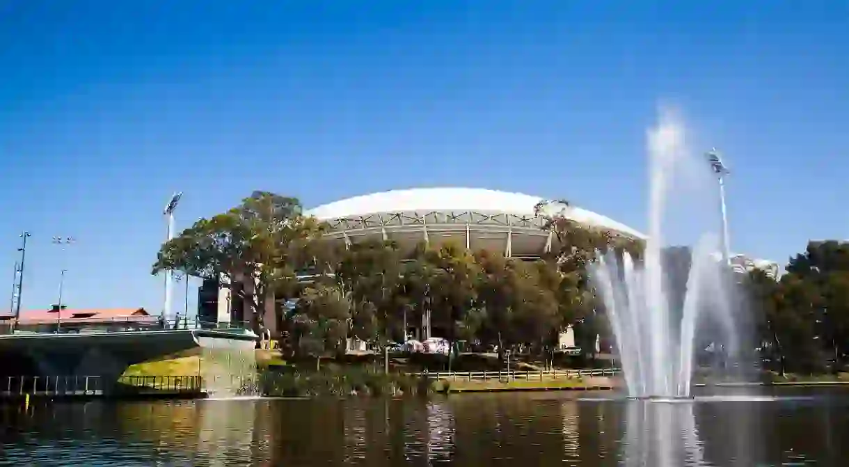 Adelaide Oval and the River Torrens