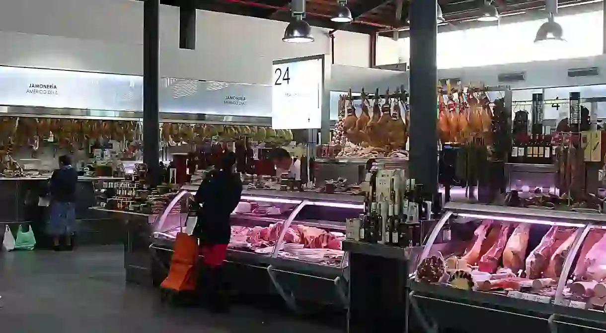 Almerías central food market