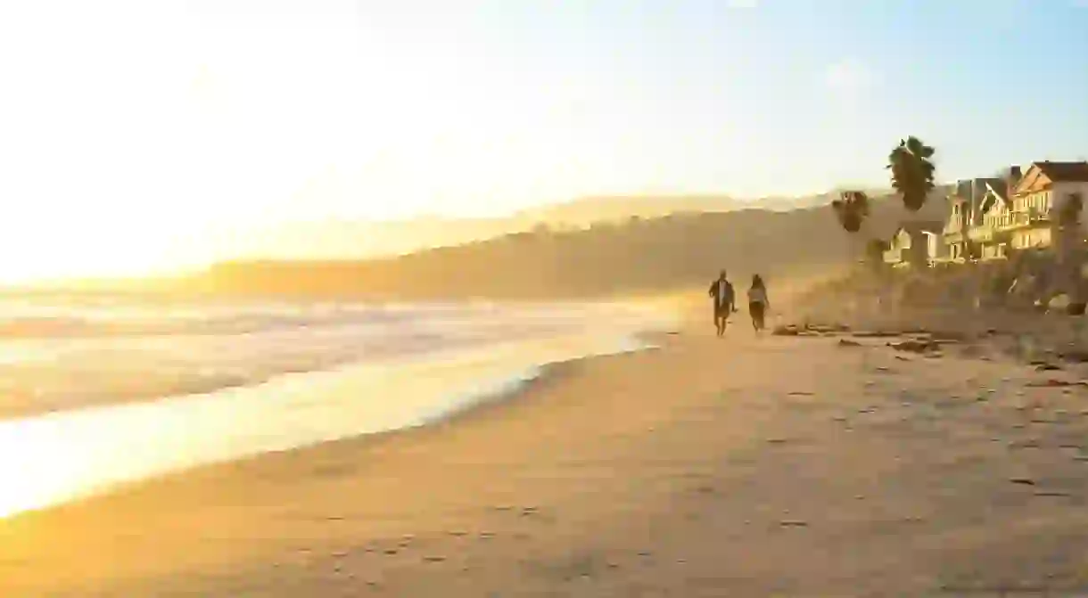 Californian Beach at Sunset