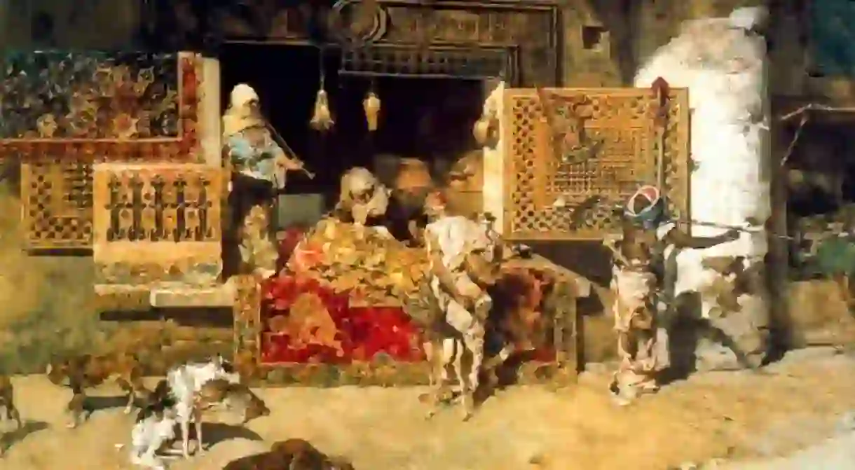 The Tapestry Seller by Fortuny