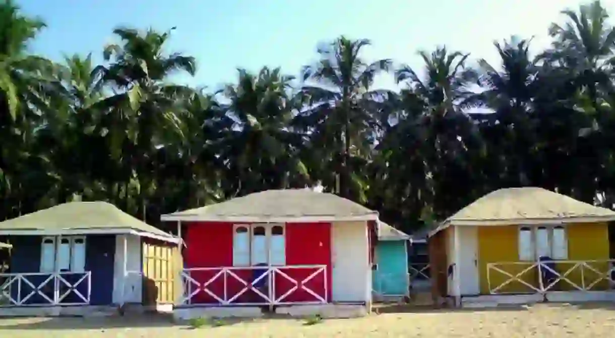 Colourful houses in Goa