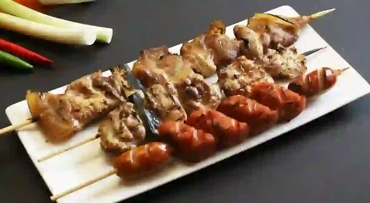 Pork skewers