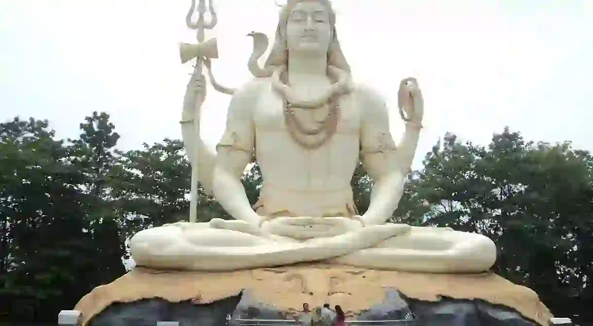 Statue of Lord Shiva at Kachnar City, Jabalpur, Madhya Pradesh