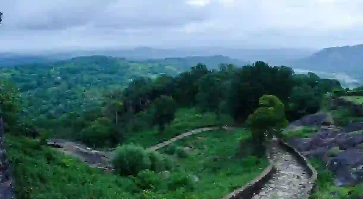 Panoramic view of Kavaledurga Fort