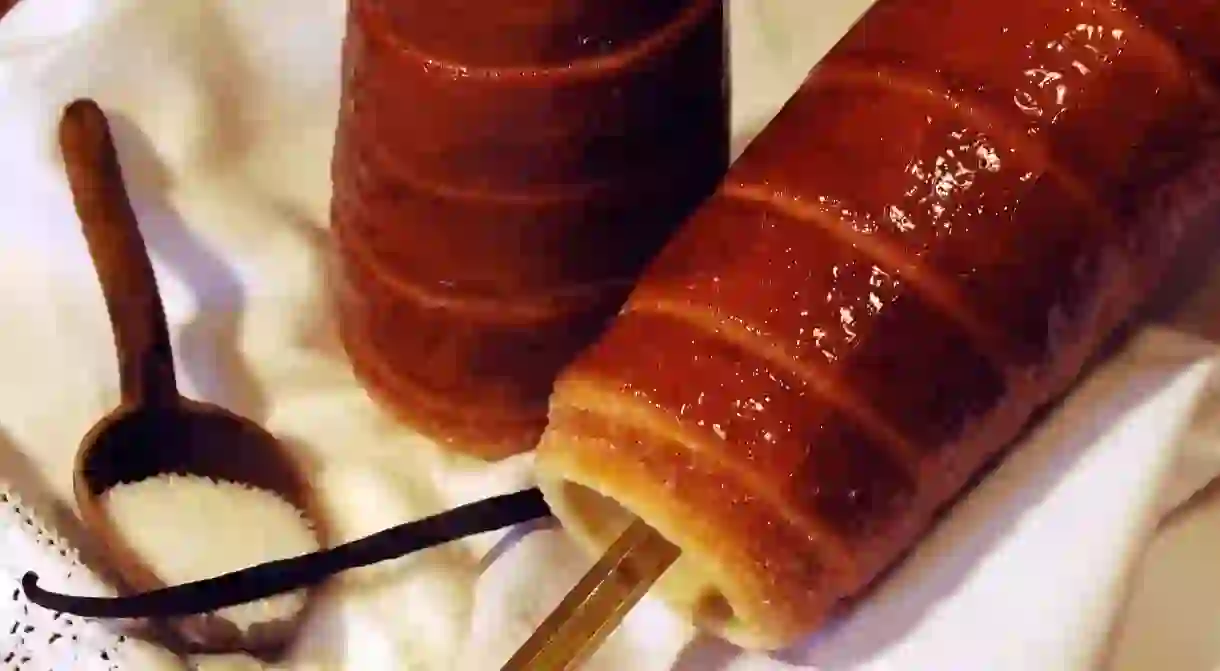 Hungarian chimney cake can be found throughout the country