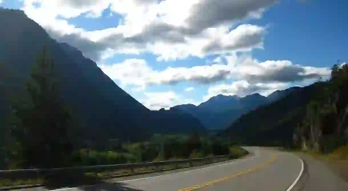 The road to El Bolson, Argentina