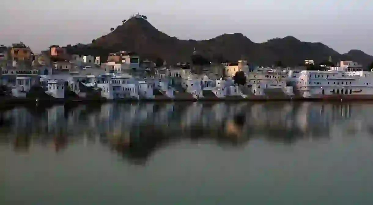 View of Pushkar from Nag Pahar