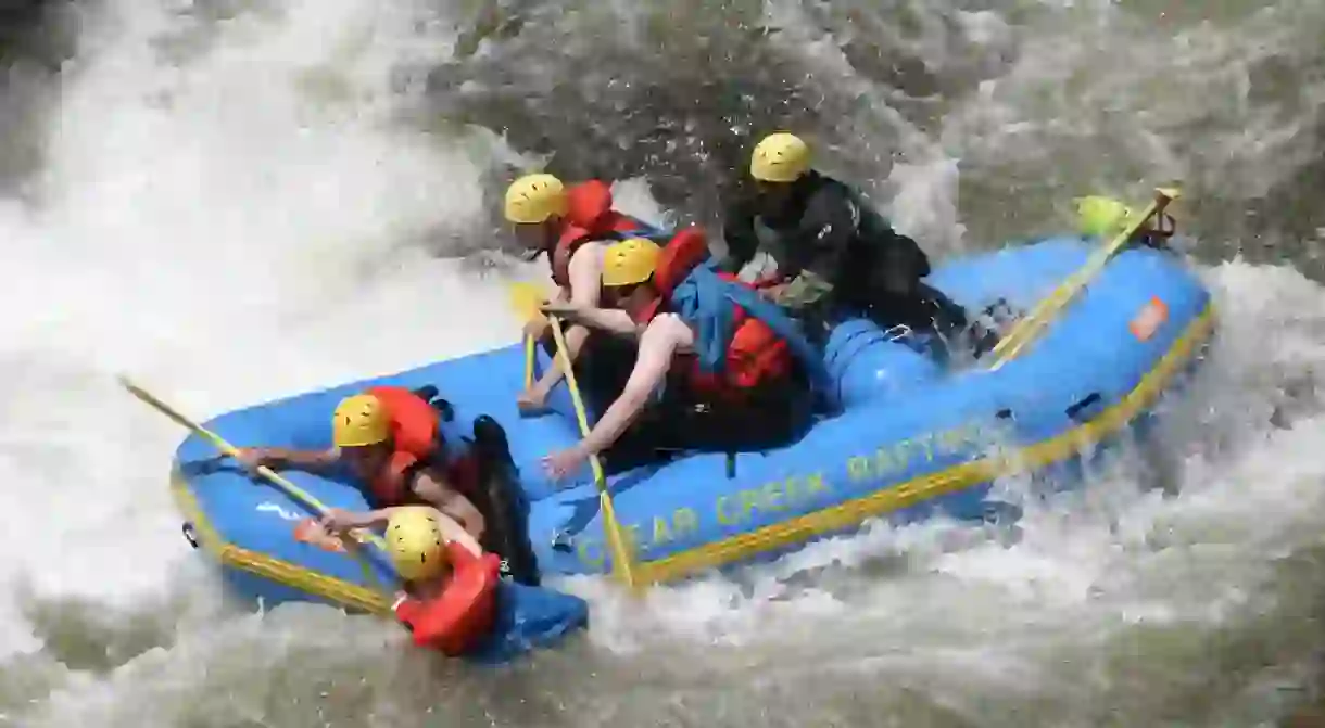 White water rafting