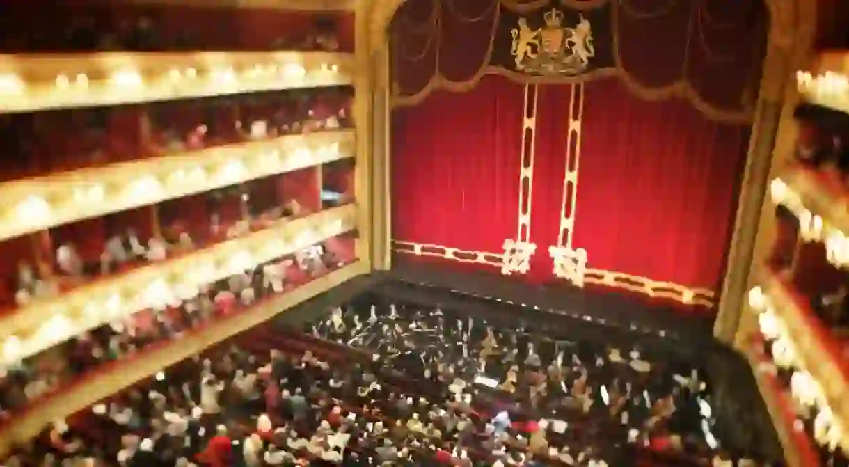 The interior of the Royal Opera House