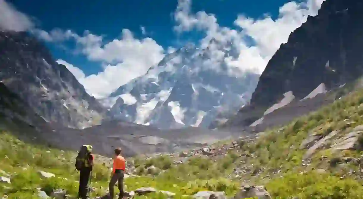 Hiking in the Caucasus is challenging but also rewarding