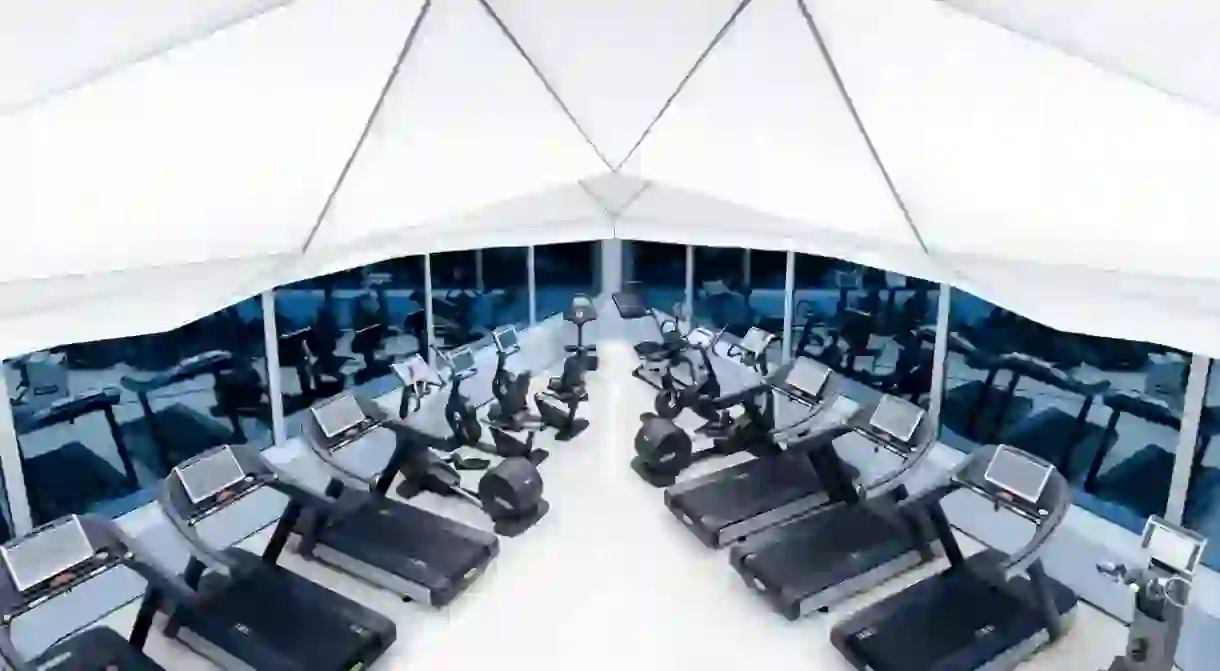 The futuristic Sky Wellness centre