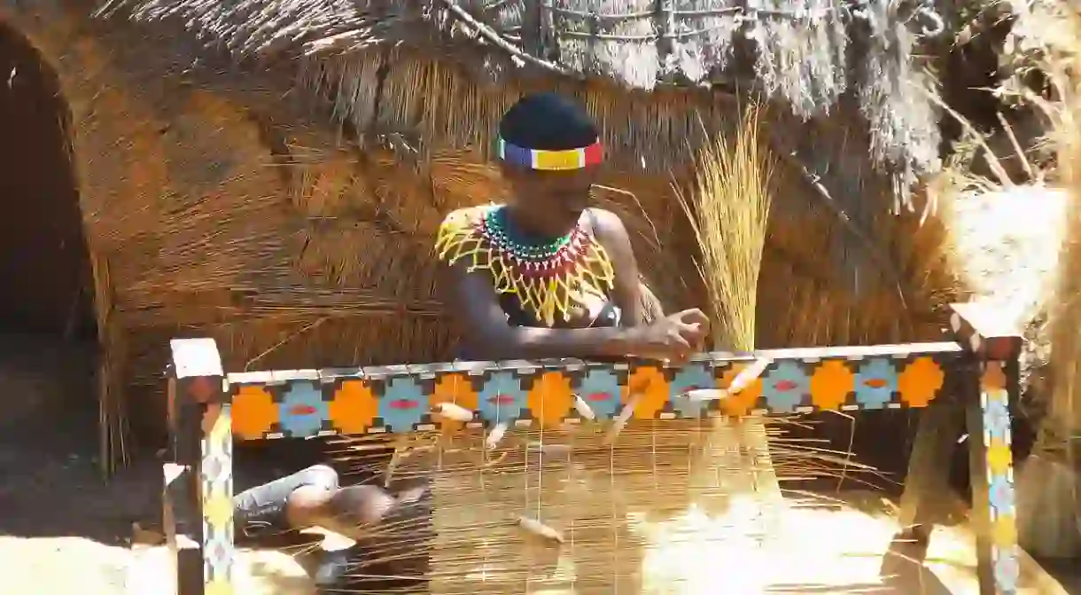 Expert thatching is common in vernacular African architecture