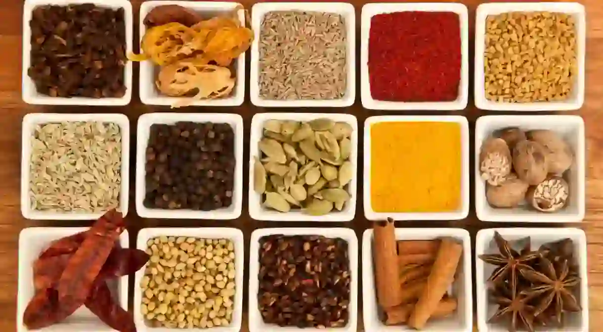 Spices used in Pakistani food