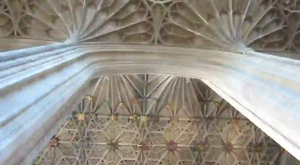 Vaulted ceiling at St Georges Chapel