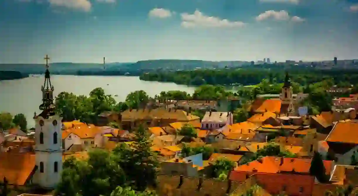 The view from Gardoš in Zemun