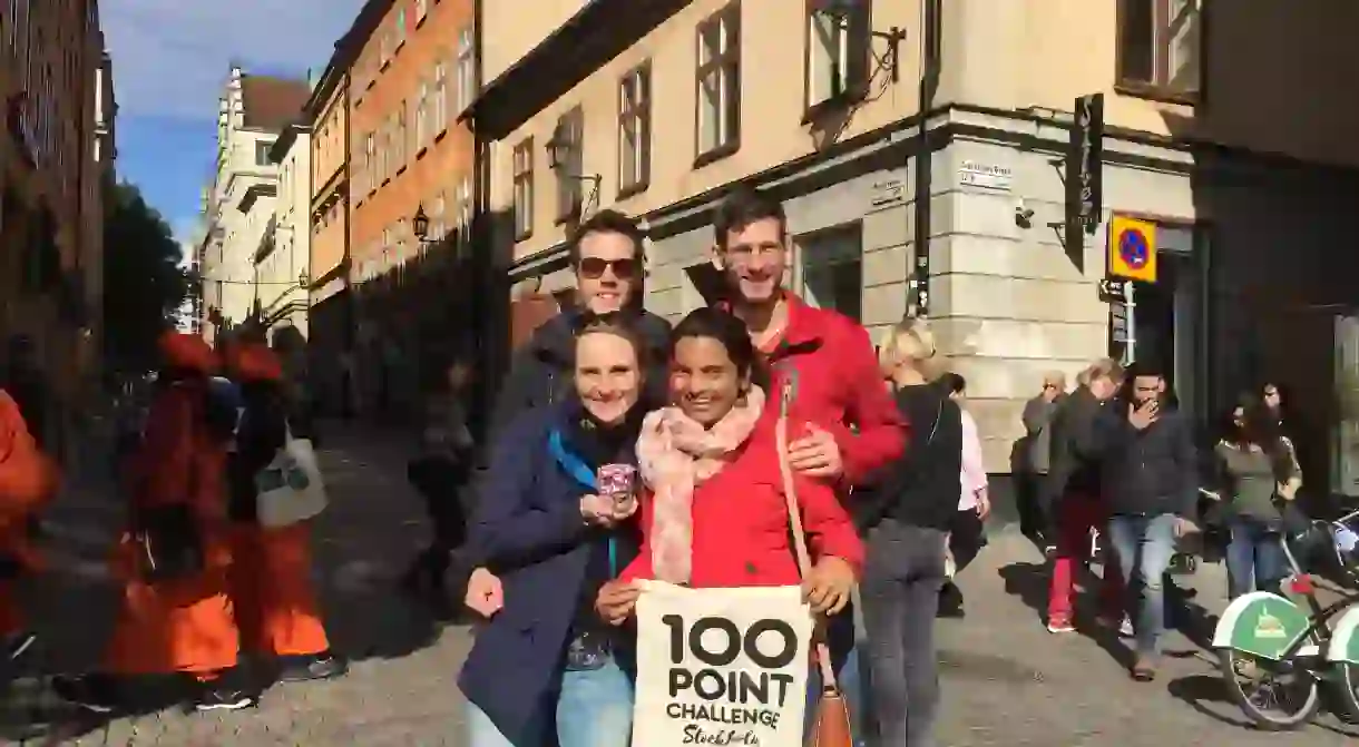 The 100 Point Challenge is a unique way to see the city