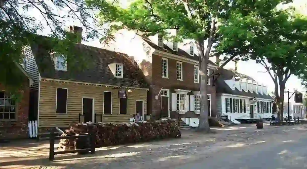 Duke of Gloucester Street in Colonial Williamsburg