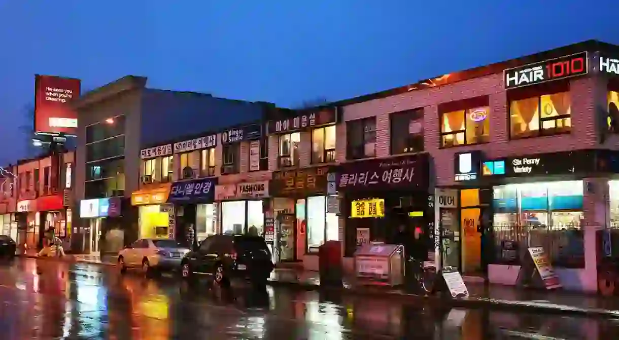 Koreatown in Toronto