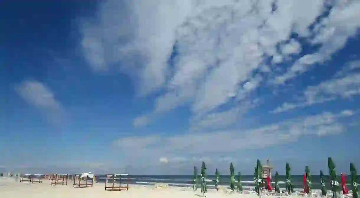 The beach at Mamaia, Romania I