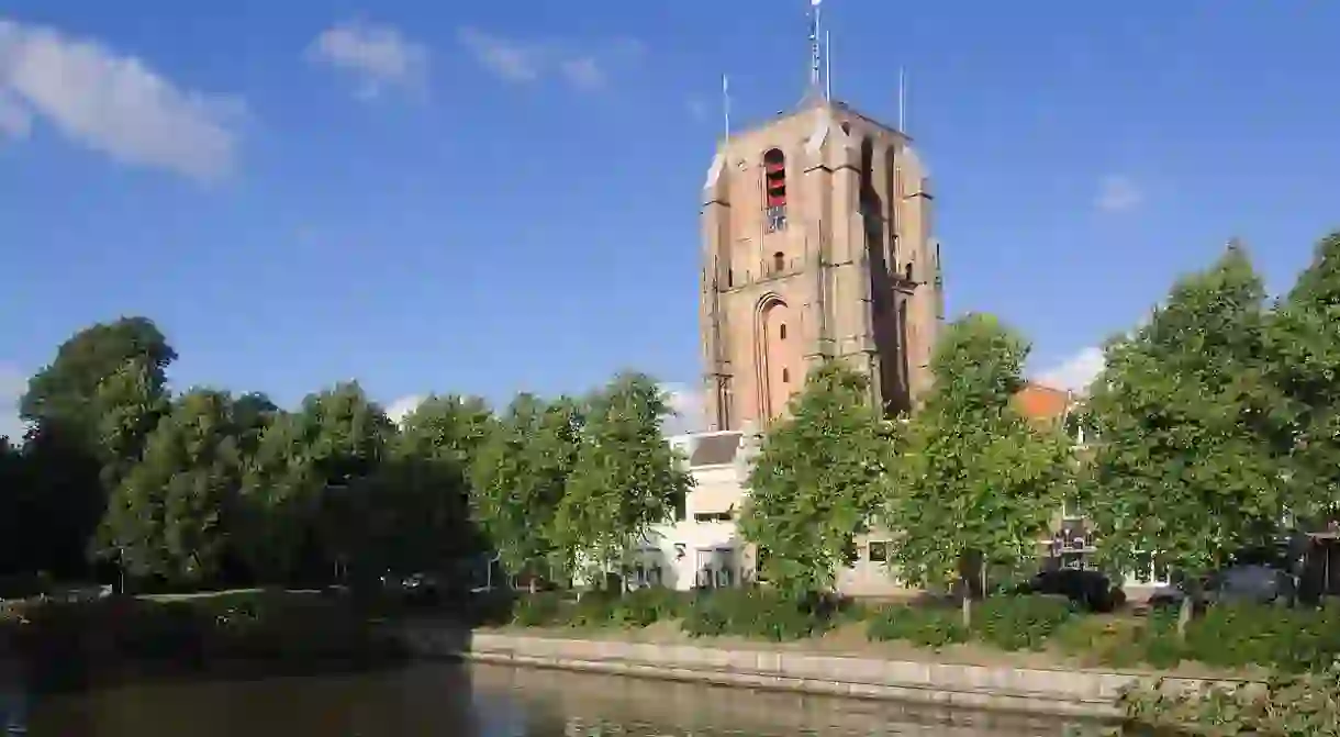 Oldehove tower in Leeuwarden