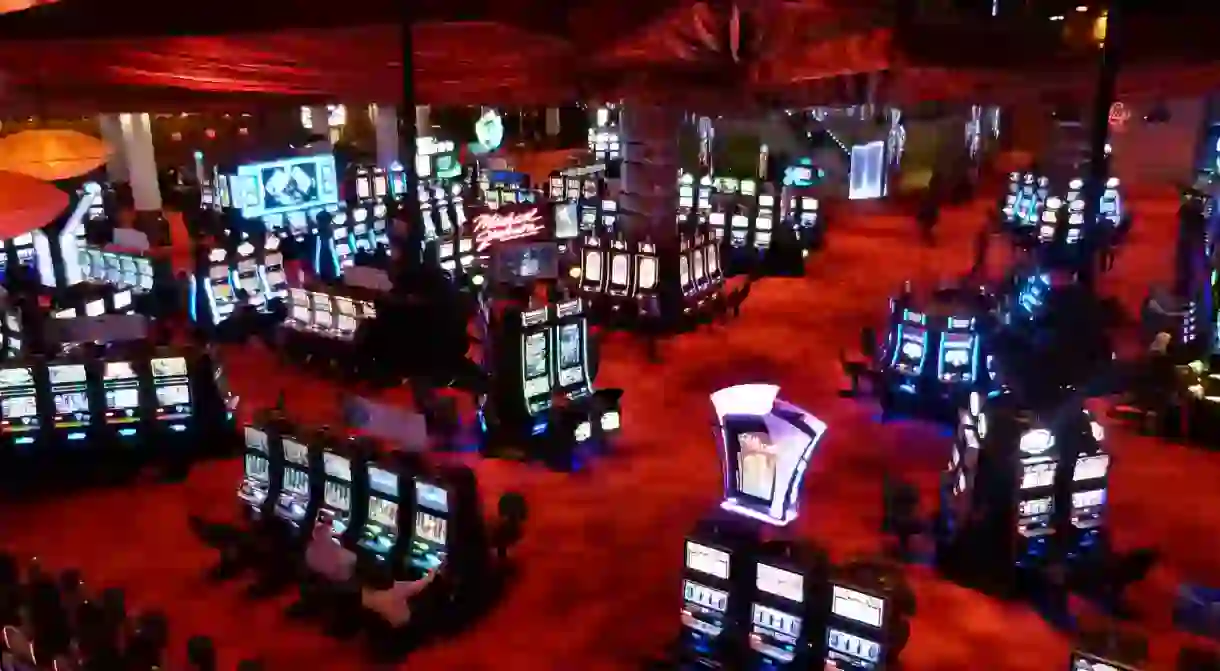 The casino floor